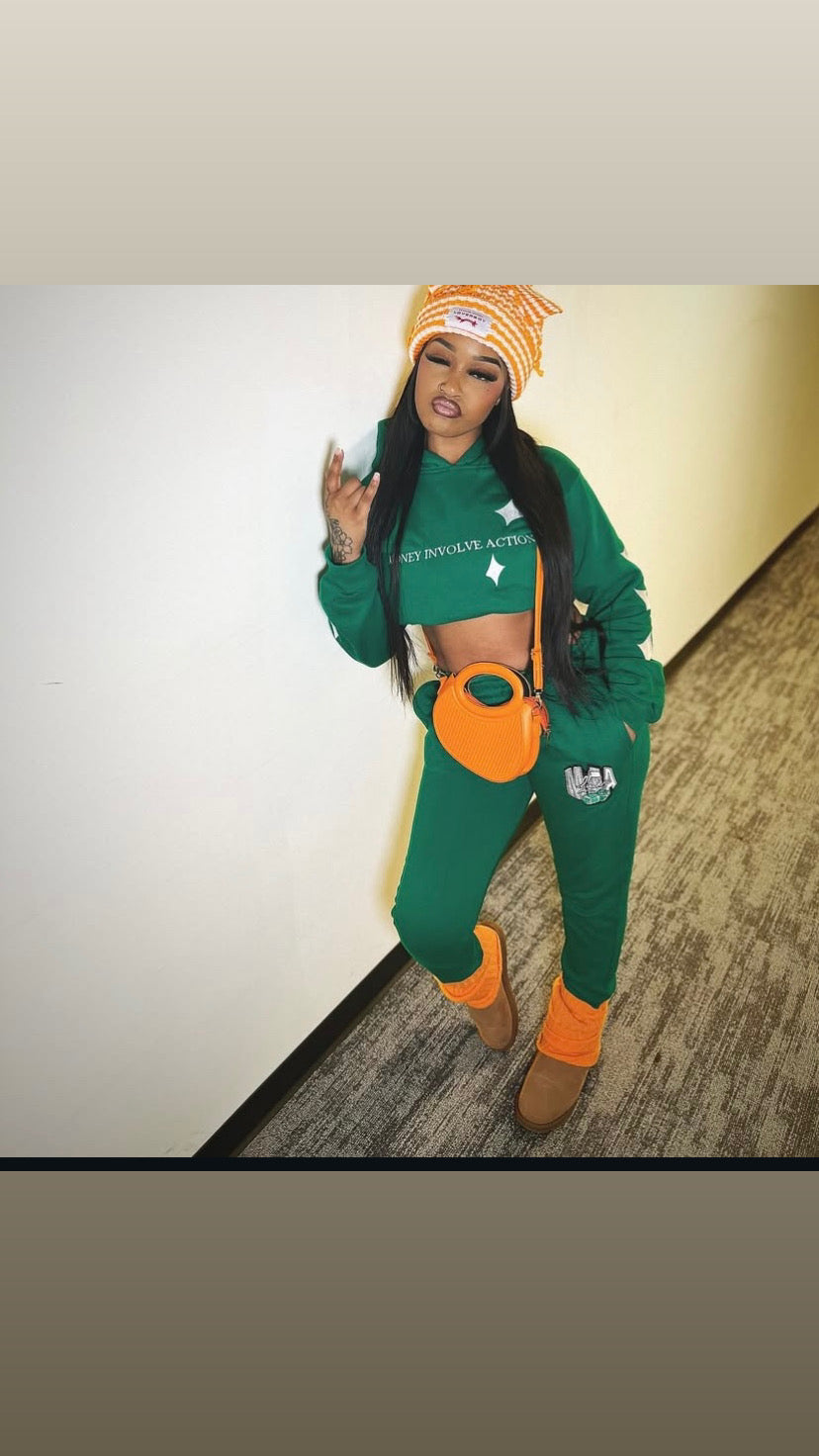 M.I.A Sets premium matching hoodie and bottom casual outfit