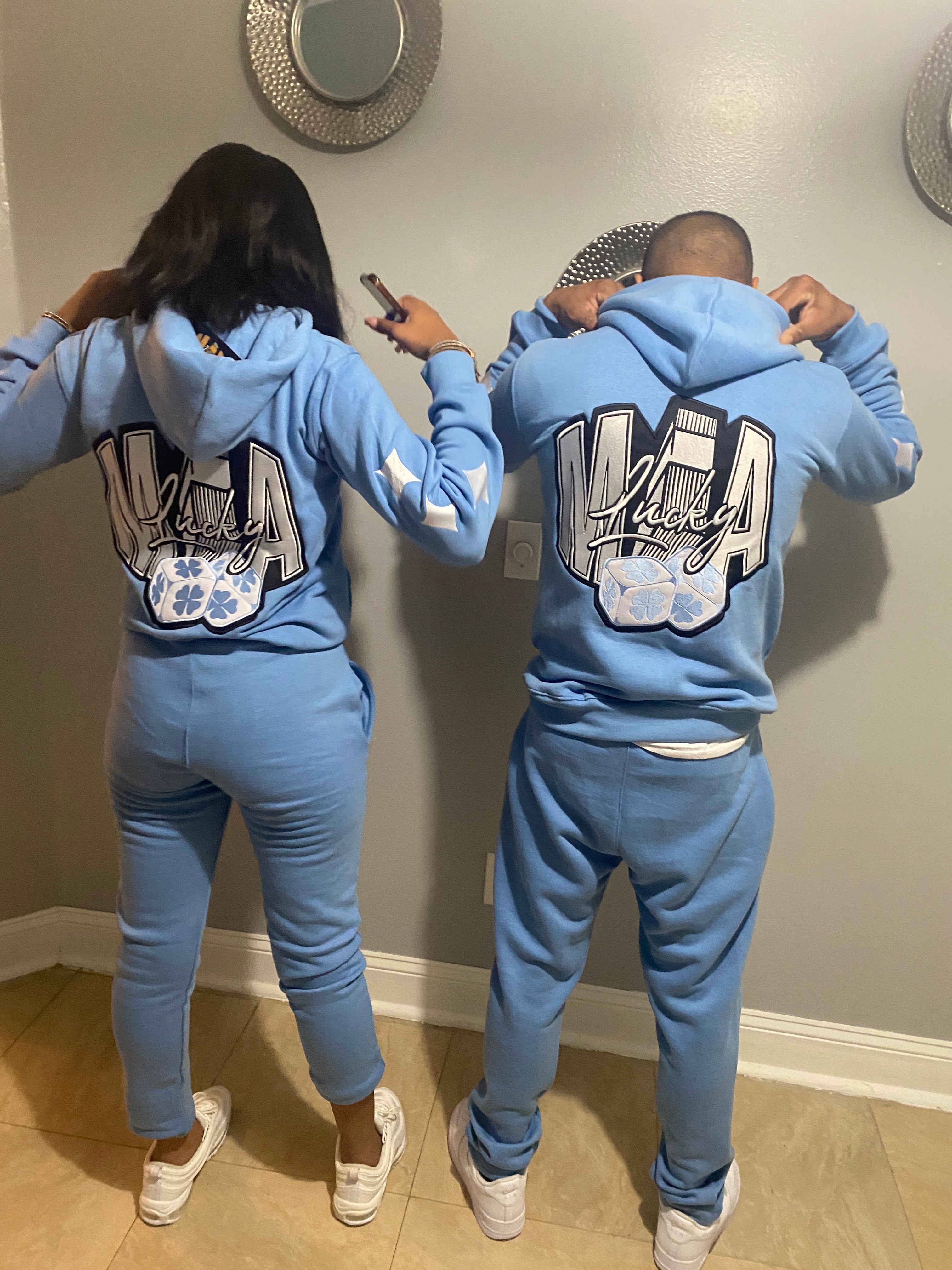 M.I.A Sets premium matching hoodie and bottom casual outfit